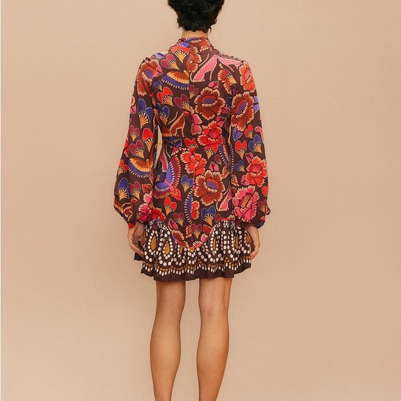 Farm Rio Flora Mini Dress - Picture 3 of 12